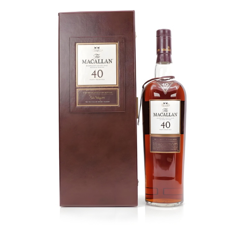 榮記商行-高價回收麥卡倫40年雪莉桶單一麥芽蘇格蘭威士忌紙盒版